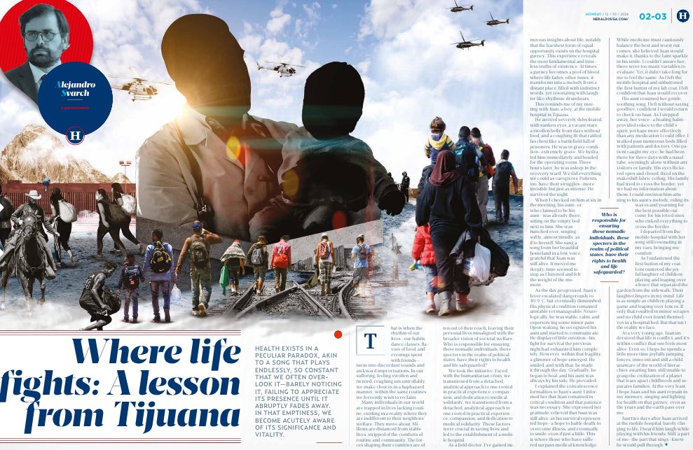 🥺❤️ La historia de Juan es una que deben de leer en la más reciente (y última edición del 2024) del <a href="/heraldousa/">heraldousa</a>.

En la vida siempre hay contrastes y esperanza en los momentos más difíciles.