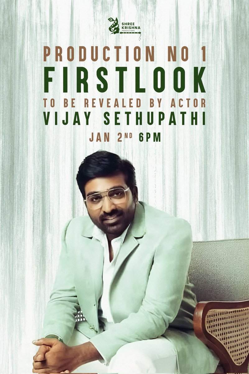 kodanki (@onlykodanki) on Twitter photo Love inscription
“Cut! Take Okay! And it’s a wrap.
@shreekrish8427 production no.1 to be unveiled by <a href="/VijaySethuOffl/">VijaySethupathi</a> on January 2nd evening at 6.00PM!
Stay tuned for more updates on this promising project! ✨.
Director Naveen D gopal 🔥
<a href="/Iamteejaymelody/">TeeJay Arunasalam</a>
@jananykunaseel1 Love inscription
“Cut! Take Okay! And it’s a wrap.
@shreekrish8427 production no.1 to be unveiled by <a href="/VijaySethuOffl/">VijaySethupathi</a> on January 2nd evening at 6.00PM!
Stay tuned for more updates on this promising project! ✨.
Director Naveen D gopal 🔥
<a href="/Iamteejaymelody/">TeeJay Arunasalam</a>
@jananykunaseel1