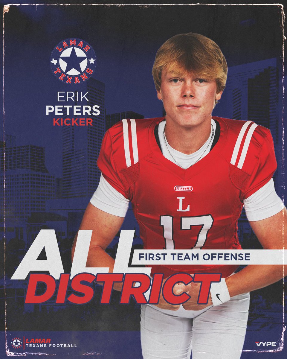 18-6A 1st Team All District Specialists
Punter: Erik Peters <a href="/Erik_Peters_/">Erik Peters</a> 
Kicker: Erik Peters <a href="/Erik_Peters_/">Erik Peters</a> 
Deep Snapper: Cole Mansour <a href="/ColeMansour2025/">Cole Mansour</a>