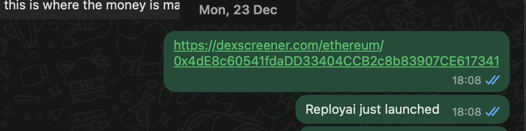 Been catching so many plays early recently

Best one being $RAI 1m to 75m and counting

Posting a lot more plays in the TG going into 2025 like it's a new years resolution 😃