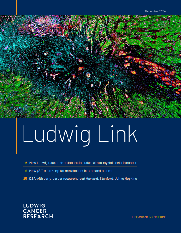 Ludwig Cancer (@ludwig_cancer) on Twitter photo Celebrate the holiday season with the December 2024 issue of the Ludwig Link, featuring our usual lineup of exciting research, news of a research initiative at Ludwig
<a href="/OncoUNILCHUV/">Oncology UNIL CHUV</a> and Q&As with three early-career researchers from our Ludwig Centers. bit.ly/4007AP6 Celebrate the holiday season with the December 2024 issue of the Ludwig Link, featuring our usual lineup of exciting research, news of a research initiative at Ludwig
<a href="/OncoUNILCHUV/">Oncology UNIL CHUV</a> and Q&As with three early-career researchers from our Ludwig Centers. bit.ly/4007AP6