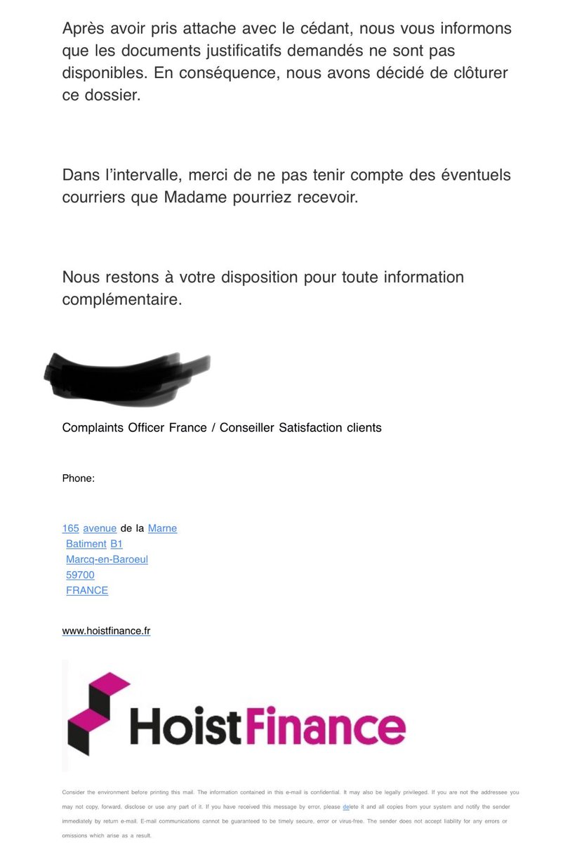 BRecours's tweet image. @EliseLucet @matieurober @EmGagnier @cashinvestigati 
Encore une personne qui va offrir des chocolats aux équipes de @HoistFinance …