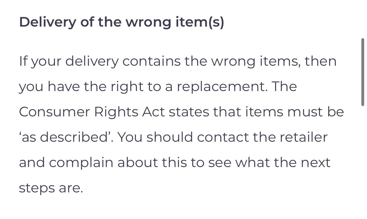 amymay199's tweet photo. @Selfridges maybe you should be reminded of the consumer rights act! https://t.co/wHKcOuO54n
