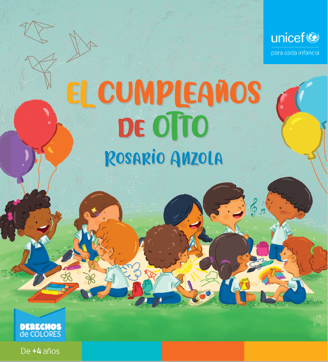 Leerle a los niños y niñas ayuda con su desarrollo.

Compartimos el cuento *El cumpleaños de Otto*, para niños y niñas a partir de 4 años, que está inspirado en el artículo 2 de la Convención sobre los Derechos del Niño.

Descárgalo aquí: uniceflink.org/4iiJnff