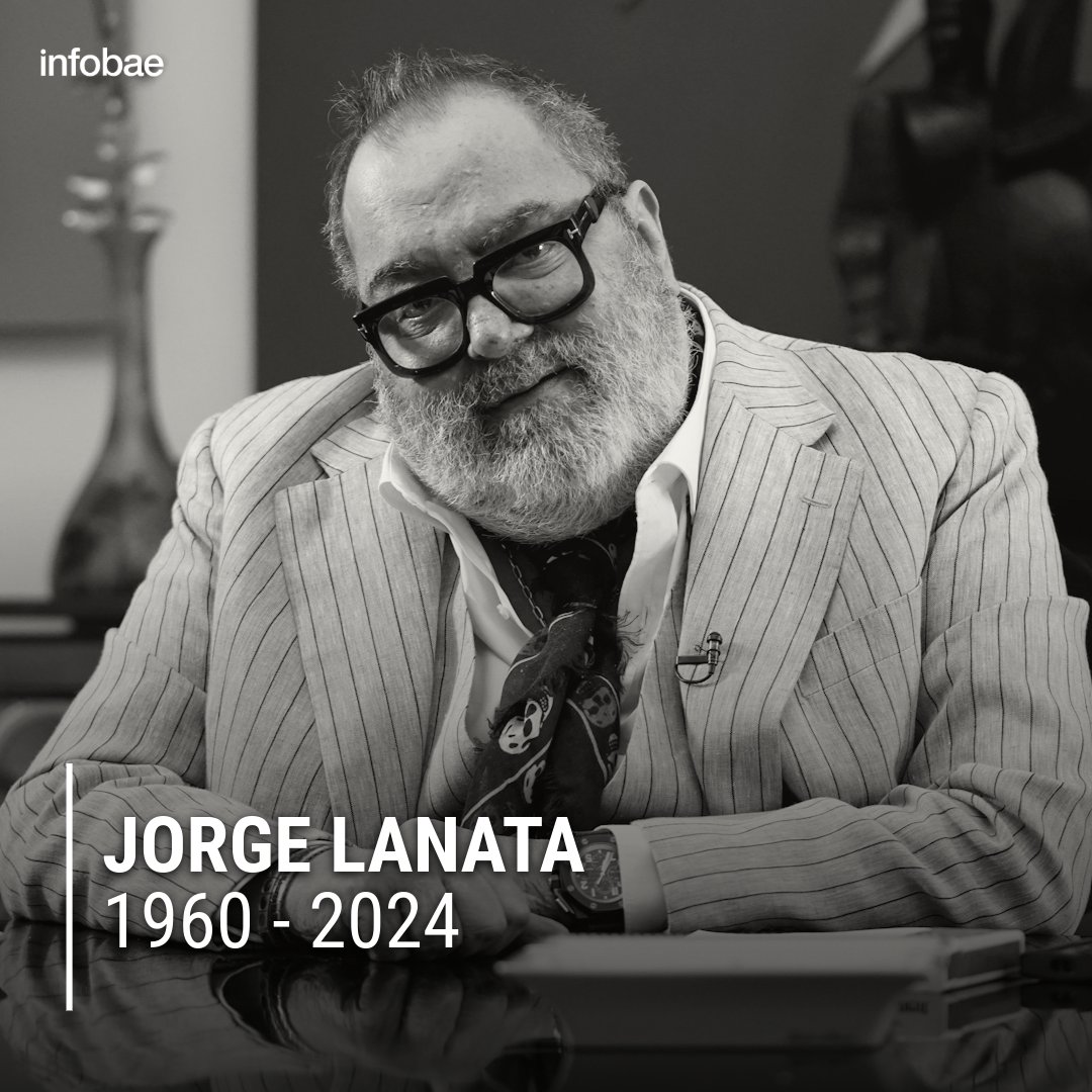 infobae's tweet image. 🔴 AHORA | Murió Jorge Lanata a los 64 años infob.ae/3VYx4v4