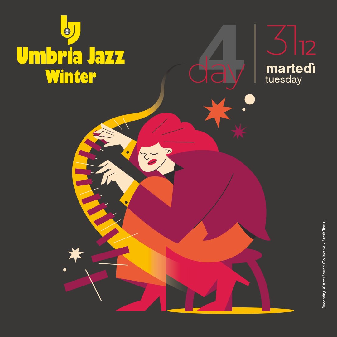 𝗗𝗮𝘆 𝟰 ❄️ #ujwinter31 

𝗕𝗶𝗴𝗹𝗶𝗲𝘁𝘁𝗶 | 𝗧𝗶𝗰𝗸𝗲𝘁𝘀 
boxol.it/UmbriaJazz/