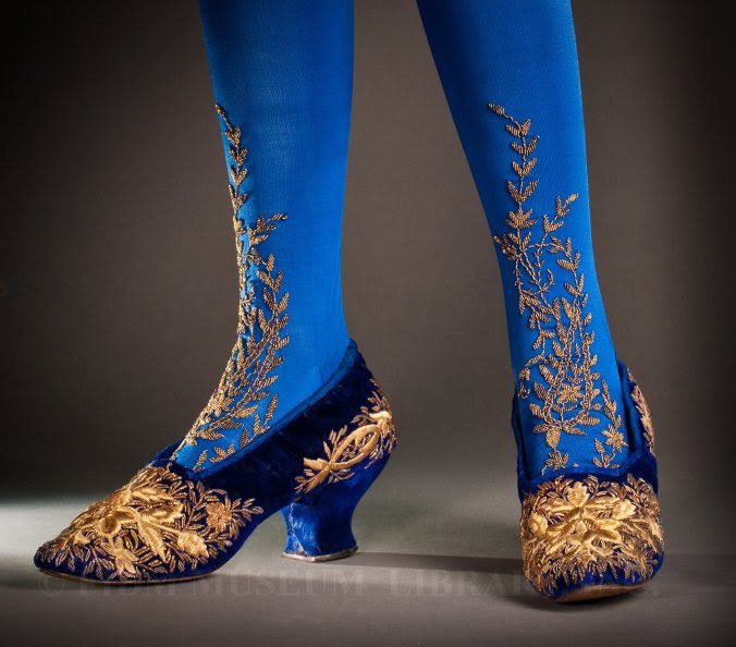 Dr Kate Strasdin (@katestrasdin) on Twitter photo As we near the year’s end, it feels appropriate to revisit a pair of party shoes with matching stockings for the revelry in store. Blue and gold dating to the late #1890s, they beg the question, what did she wear to go with these beauties? <a href="/FIDMMuseum/">FIDM Museum</a> #fashionhistory As we near the year’s end, it feels appropriate to revisit a pair of party shoes with matching stockings for the revelry in store. Blue and gold dating to the late #1890s, they beg the question, what did she wear to go with these beauties? <a href="/FIDMMuseum/">FIDM Museum</a> #fashionhistory