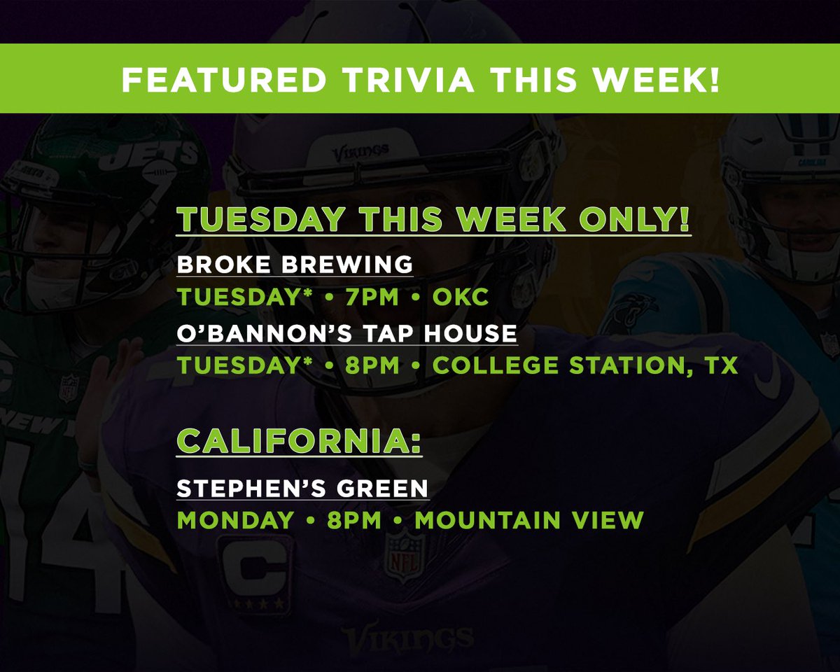 Live Event Trivia tweet media