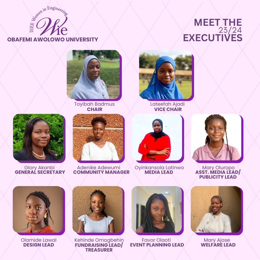 IEEEOAUSB_'s tweet photo. "Congratulations to the new IEEE WIE executives! Your dedication &amp; passion will empower women in engineering. Wishing you a successful term, inspiring leadership &amp; impactful initiatives! #IEEEWIE #WomenInEngineering #Leadership" https://t.co/hRkxQjHTO5