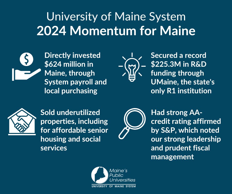 University of Maine System tweet media