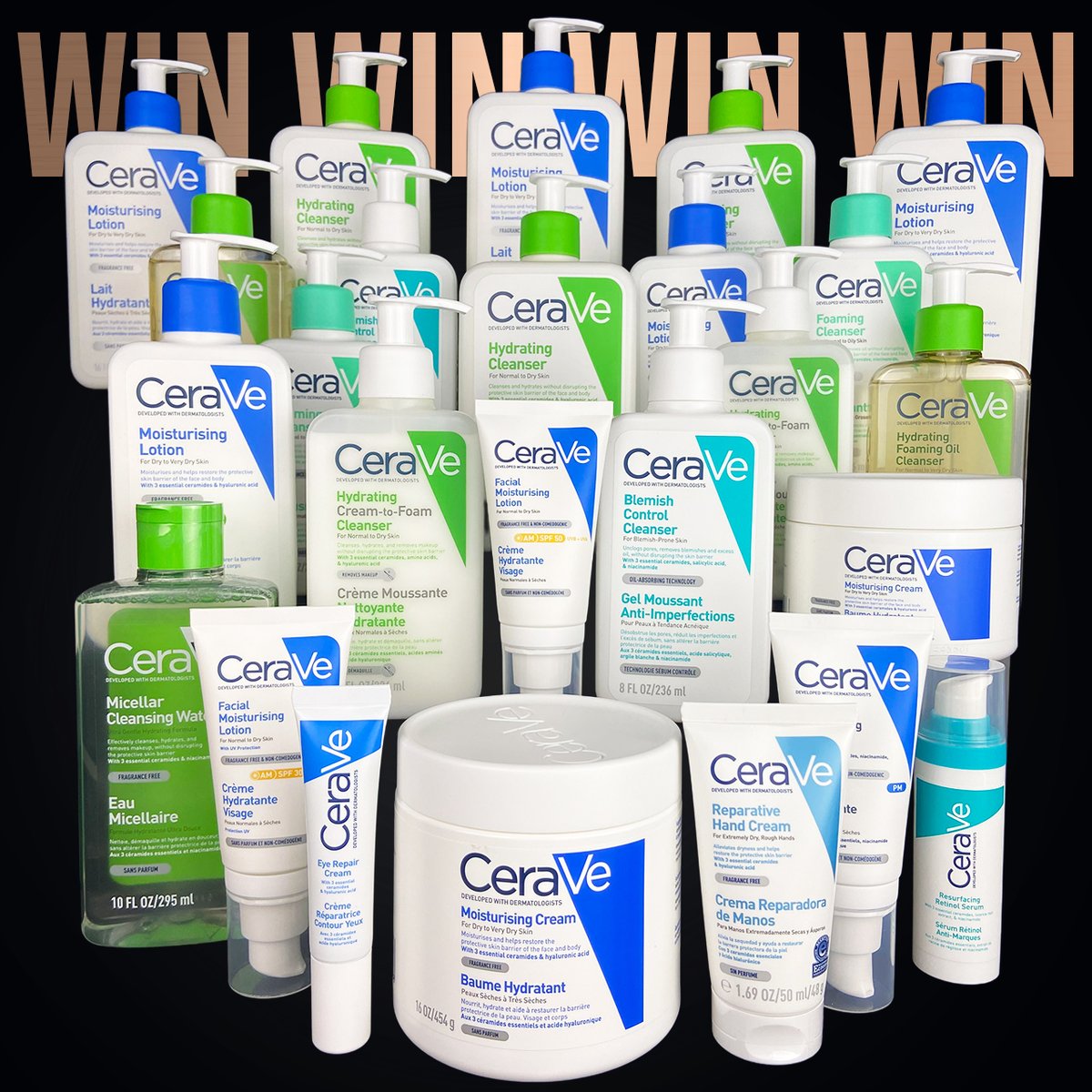 🌟 WIN 🌟 #8 of our BIG Christmas giveaways 😍 WIN a MEGA CeraVe skincare bundle and give your skin the love it deserves! Get ready to elevate your skincare routine!

To enter ⬇️⁠
⁠
✨ Like a recent post⁠
✨ Tag a friend
✨ Follow <a href="/cloud10beauty/">Cloud 10 Beauty</a>
⁠
T&amp;C’s Apply ❤️⁠