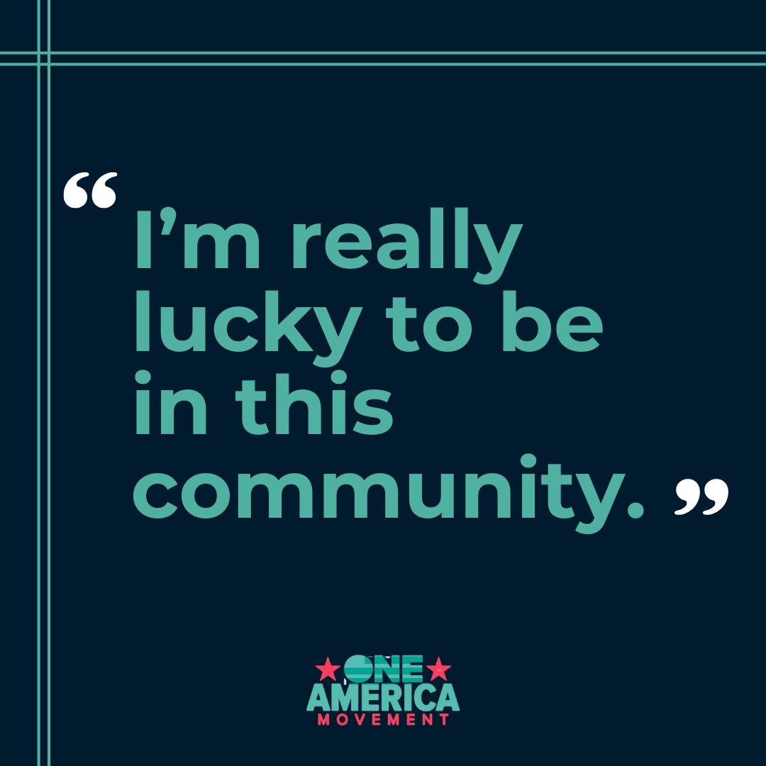 As we approach the end of the year, we reflect on the challenges we’ve faced - and the opportunities to create something better - together.

"I’m really lucky to be in this community with other people who also want to be led by their faith."

bit.ly/JoinUs_OneAmer…