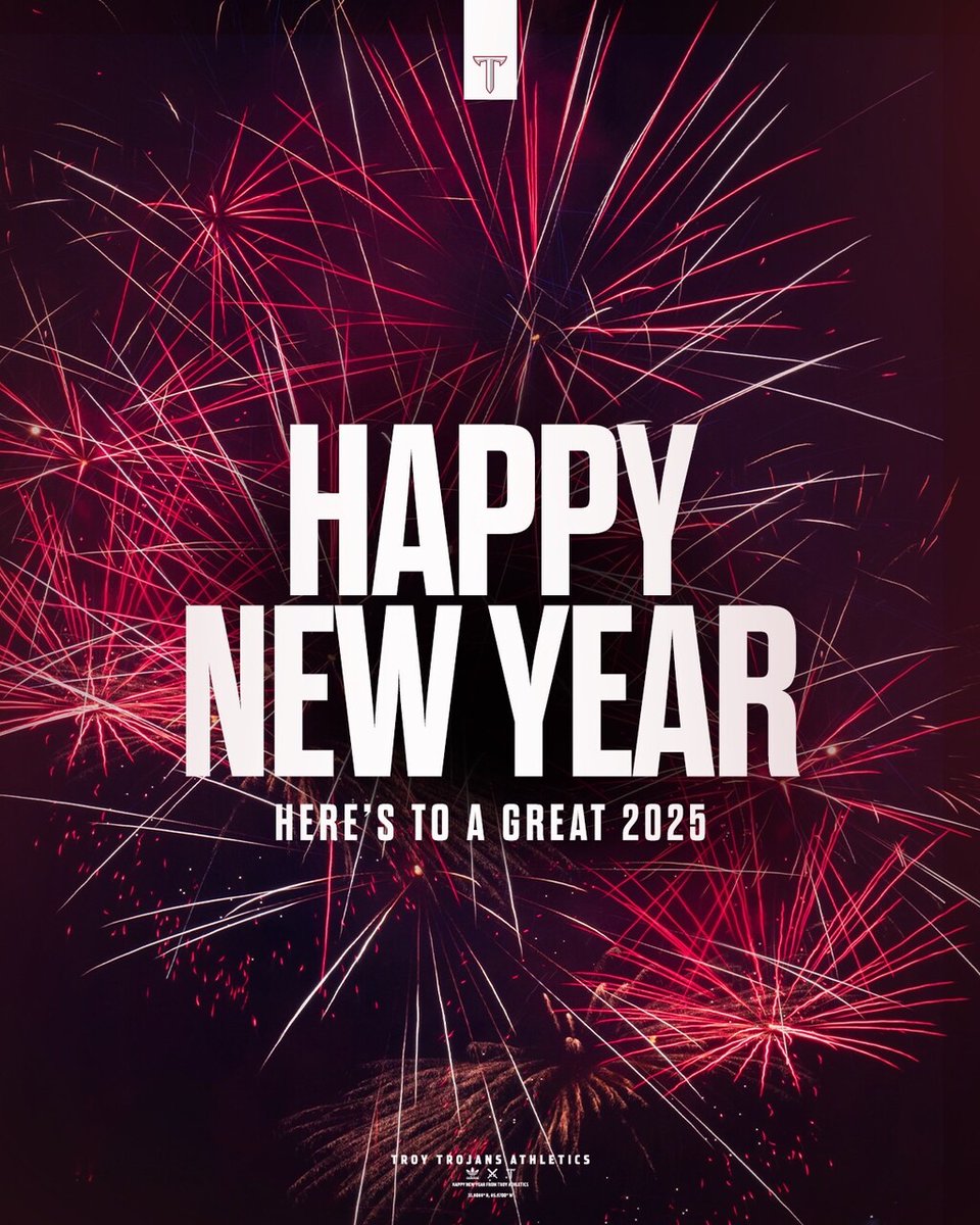 𝙃𝘼𝙋𝙋𝙔 𝙉𝙀𝙒 𝙔𝙀𝘼𝙍🥳

We wish all of Trojan Nation a very Happy New Year! Here's to 2025, the Year of the Trojans!

#OneTROY⚔️