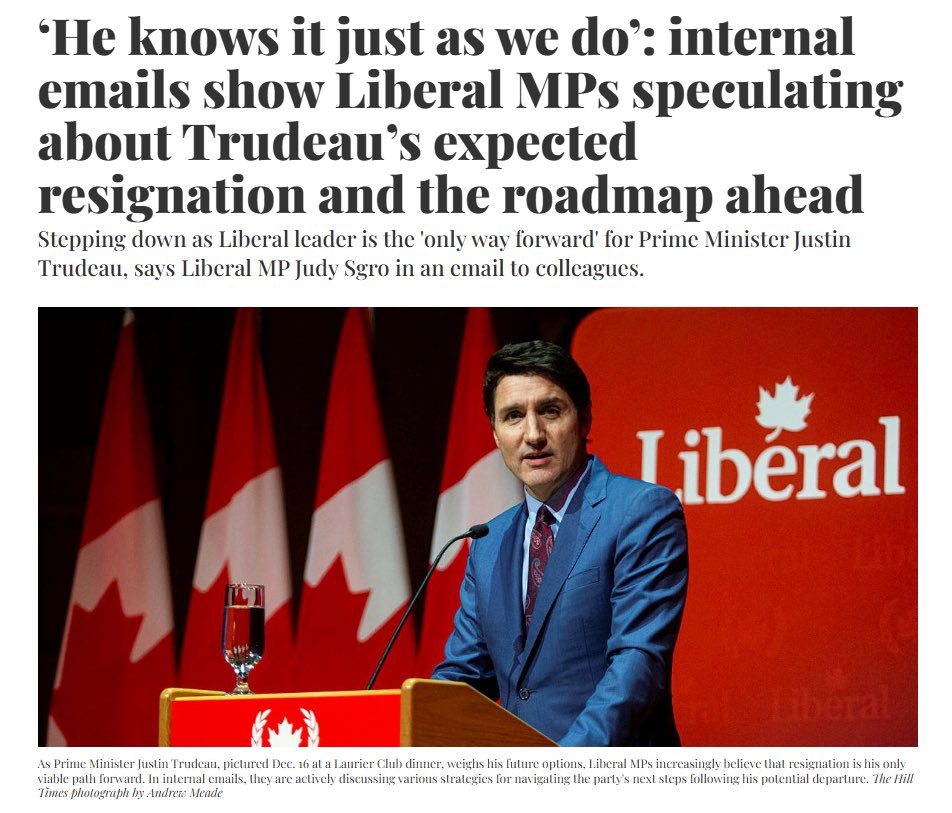 ToddDohertyMP's tweet photo. 🚨DESPERATE LIBERALS🚨

@JustinTrudeau has been in hiding…aka “a period of self reflection” for 3 weeks as the deputy PM resigns, his caucus publicly says he’s delusional and calls for him to resign, and another foreign leader openly taunts us.

He must come back from his ski trip and call an election NOW to face Canadians.

#cdnpoli #CallAnElectionNOW