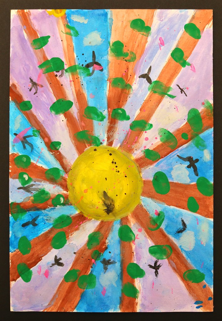 Ashley P. | 4th Grade⁠
Hoover Elementary School⁠
The Colorful Forest (2024)⁠
Watercolor Paint, Tempera Paint, Cold-Pressed Paper
⁠
♡ ♡ ♡⁠

Attitudinal Healing Principle #3: Giving and receiving are the same.

#12DaysOfAttitudinalHealing