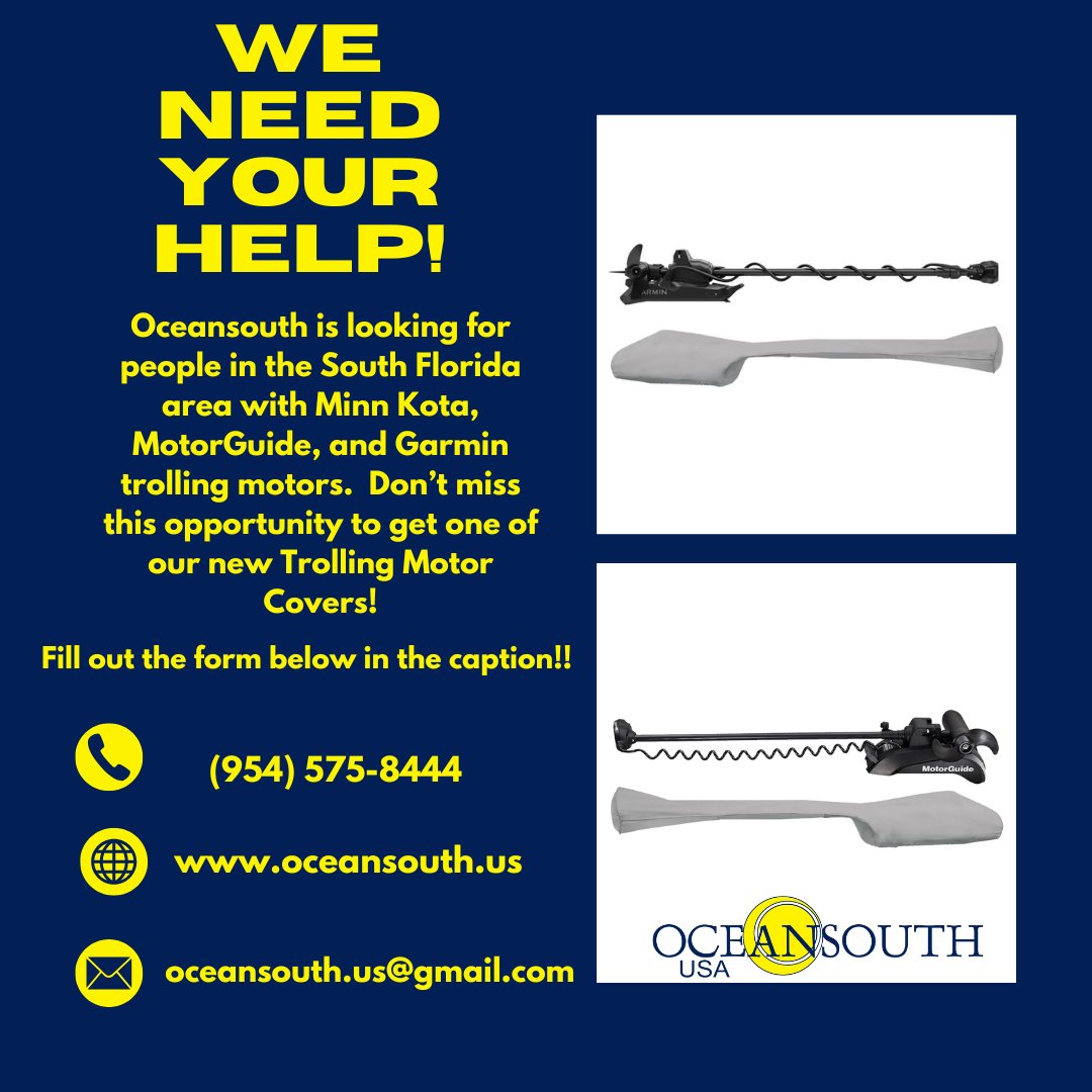 johnny_mariani's tweet image. Attention, South Florida...
docs.google.com/forms/d/e/1FAI…
#Oceansouth #MinnKota #MotorGuide #Garmin #trolling #Florida #SOFL