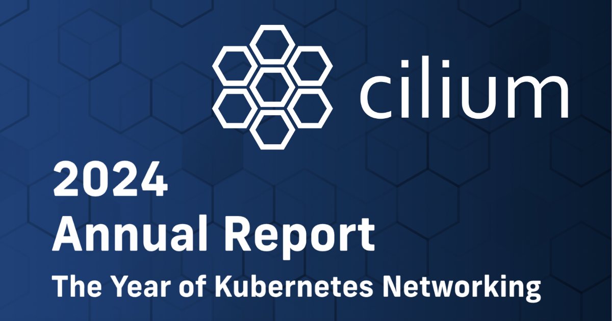 2024 was a pivotal year for <a href="/ciliumproject/">Cilium</a> with orgs leveraging the project to manage their entire #Kubernetes networking stack! We're pleased to share the 2024 Cilium Annual Report, highlighting the project's many successes over the last year.

Read more: hubs.la/Q030Q5rn0