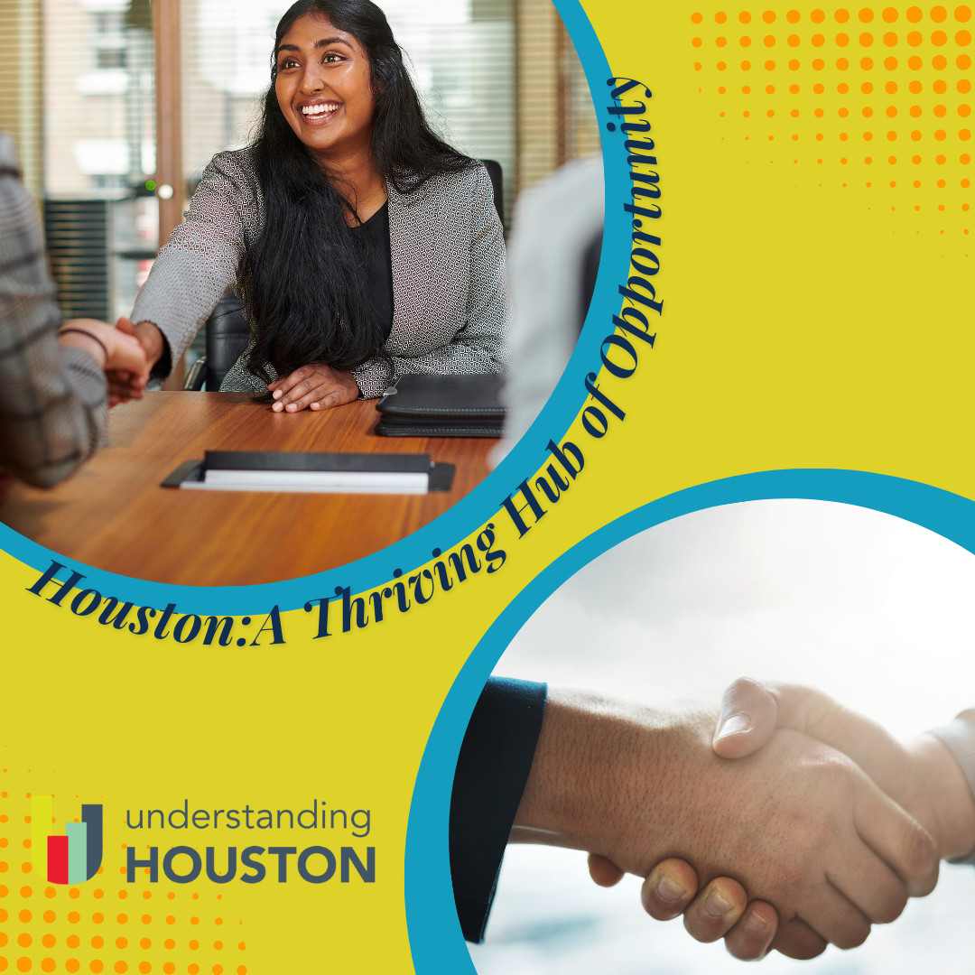 UnderstandHOU's tweet photo. 💼 Houston is where opportunities thrive:#3 in Fortune 500 HQs.Texas: #1 in economic development for 10 years. Home to vibrant arts, green spaces, &amp; world-class medical innovation." We are forward focused, looking to the future." – Elizabeth Love
#UnderstandingHouston #Innovation https://t.co/BdZXhWFmvf