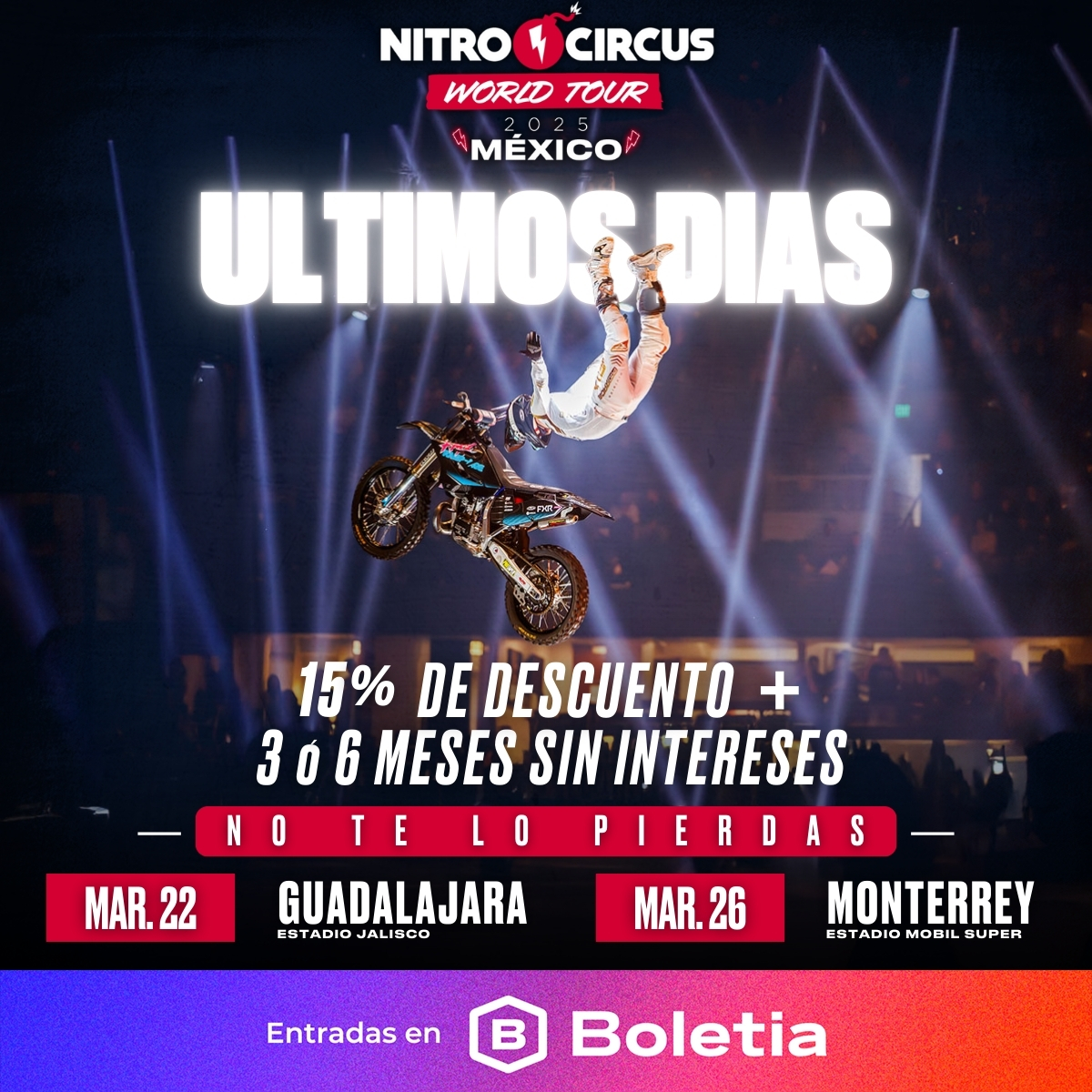 Nitro Circus World Tour 2025 México tweet media
