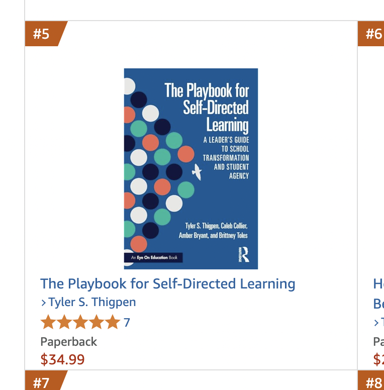 Over the moon our co-founders' <a href="/calebpcollier/">Caleb Collier</a> <a href="/TylerThigpen/">Tyler S. Thigpen</a> Brittney &amp; Amber book continues to resonate at #5 on <a href="/amazon/">Amazon</a>. We resonate, too! amazon.com/Playbook-Self-…