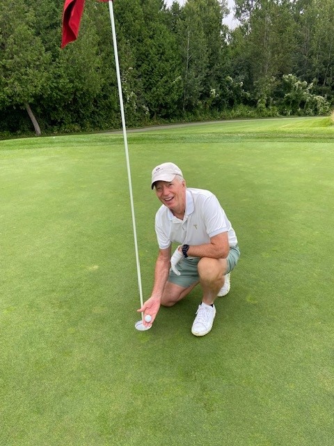 Thinking back to my hole-in-one at Granite Golf Club on August 8.
9 iron.  122 yards. :)
