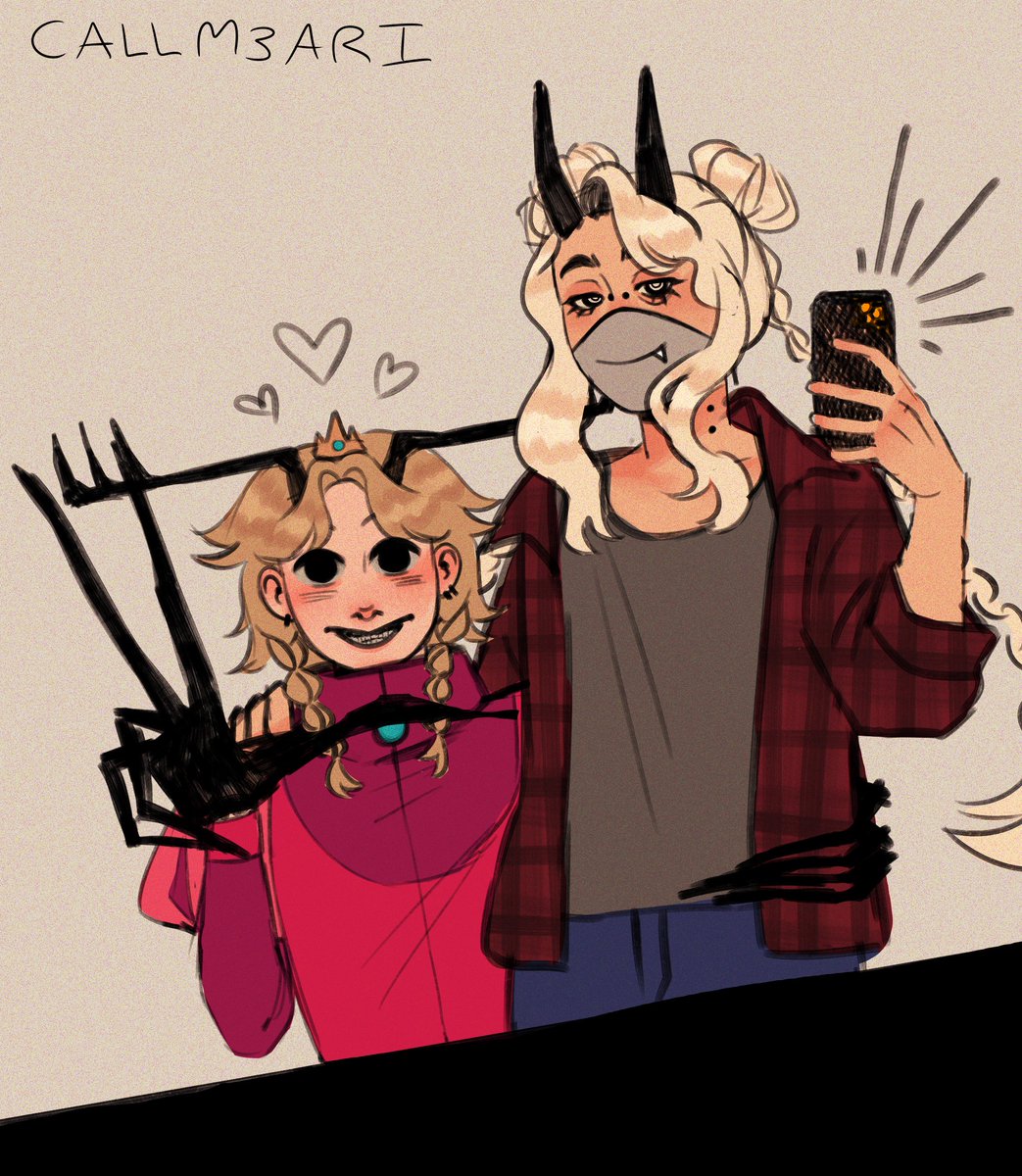 wanted to draw me and the boyfriend as prince gumball and marshall lee

#originalcharacter #princegumball #marshalllee