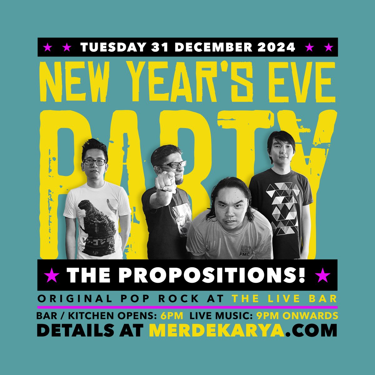 3 bands!
RM10 highball cocktails all night long!
We're open till 3am!
Jom!