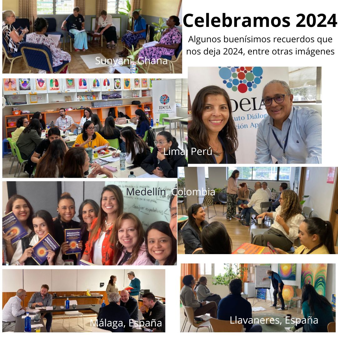 Celebramos el impacto en 2024 y aspiramos a llegar a más personas para crear culturas apreciativas, learningorganizations, organizaciones que aprenden y #appreciativeinquiry learning cultures.