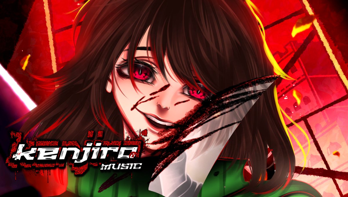 Kenjirooficial's tweet photo. .         THUMBNAIL OFICIAL         .
"Coração Fraturado" - Chara (Undertale) ♥️
.     Amanhã - 31/12 às 19:00       .

Art by: @kanomiyxx.artist on instagram ⚡ https://t.co/ka8etLTLBR