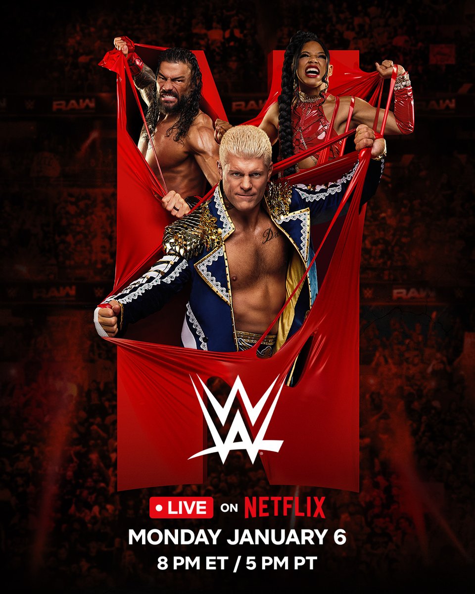 netflix's tweet photo. ONE WEEK UNTIL @WWE RAW IS LIVE ON NETFLIX. https://t.co/Zf05e0qKLg