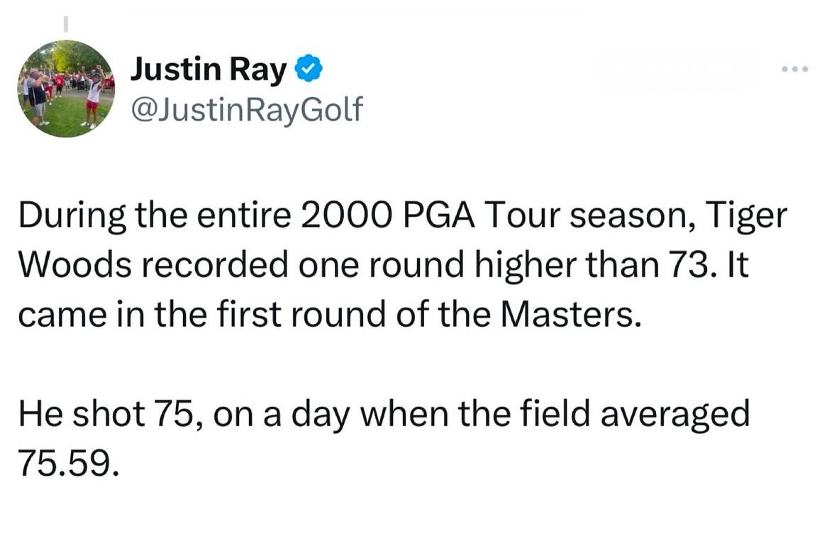 PGATUOR's tweet photo. Happy birthday to the 🐐 @TigerWoods 

Some insane Tiger stats: https://t.co/sGOagkYSKX