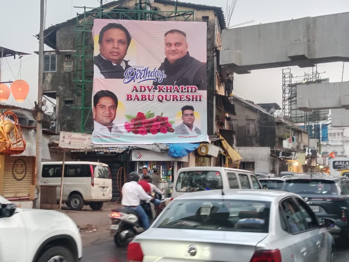 IRBAAZ ANSARI (@irbaazansari) on Twitter photo Bandra Junction Grand Hoarding Birthday Wishes For <a href="/ikhalidBqureshi/">Haji Khalid Babu Qureshi.(Adv)BCom.LL.B-9892542543</a> ji <a href="/imranbqureshi/">Haji Imran Babu Qureshi - हाजी इमरान बाबू कुरैशी</a>
Ji 
<a href="/ShelarAshish/">Adv. Ashish Shelar - ॲड. आशिष शेलार</a> ji
<a href="/cbawankule/">Chandrashekhar Bawankule</a> ji
<a href="/BJP4Maharashtra/">भाजपा महाराष्ट्र</a> Bandra Junction Grand Hoarding Birthday Wishes For <a href="/ikhalidBqureshi/">Haji Khalid Babu Qureshi.(Adv)BCom.LL.B-9892542543</a> ji <a href="/imranbqureshi/">Haji Imran Babu Qureshi - हाजी इमरान बाबू कुरैशी</a>
Ji 
<a href="/ShelarAshish/">Adv. Ashish Shelar - ॲड. आशिष शेलार</a> ji
<a href="/cbawankule/">Chandrashekhar Bawankule</a> ji
<a href="/BJP4Maharashtra/">भाजपा महाराष्ट्र</a>