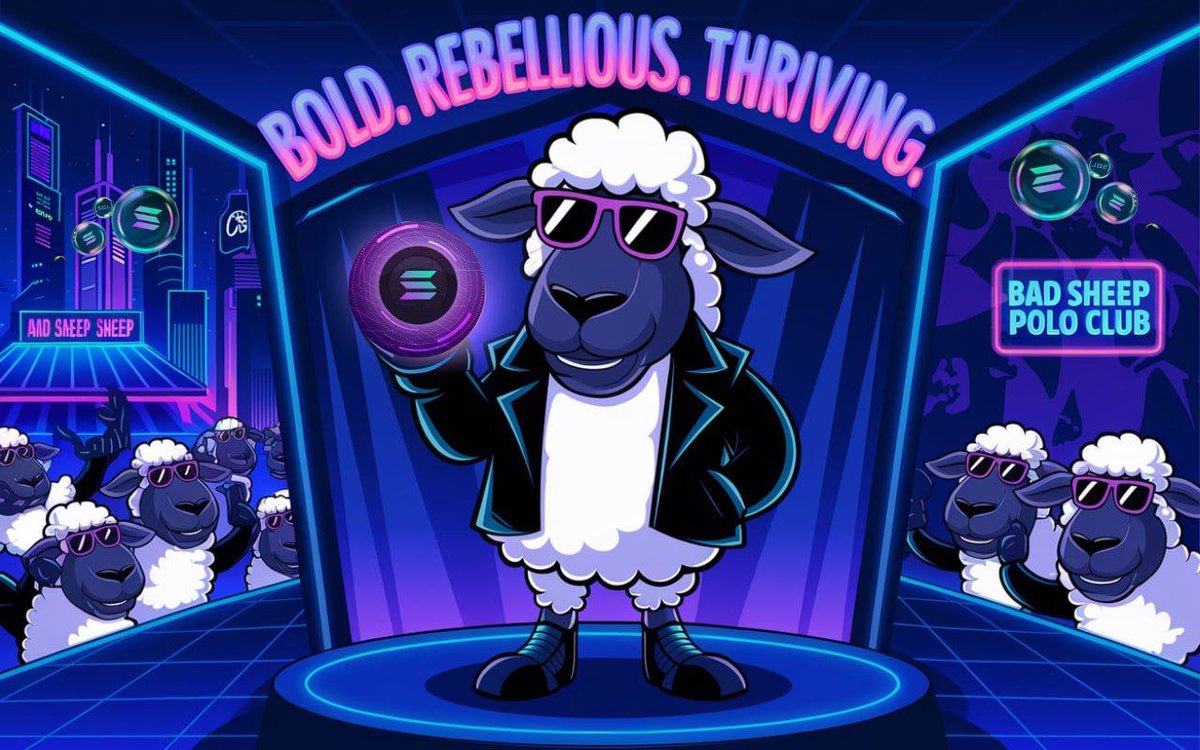 badsheepclub's tweet photo. They called us bad sheep, and we wore it for badge honor. ๐๐ผ Bold, defiant, and thriving on Solana-we're not here to follow the herd; we're here to lead the movement.
Ready to join the revolution? ๐
#badsheeppoloclub #BadSheep #Solana #NFTCommunity #bitcoin #crypto #web3 https://t.co/jfSSaREdJs