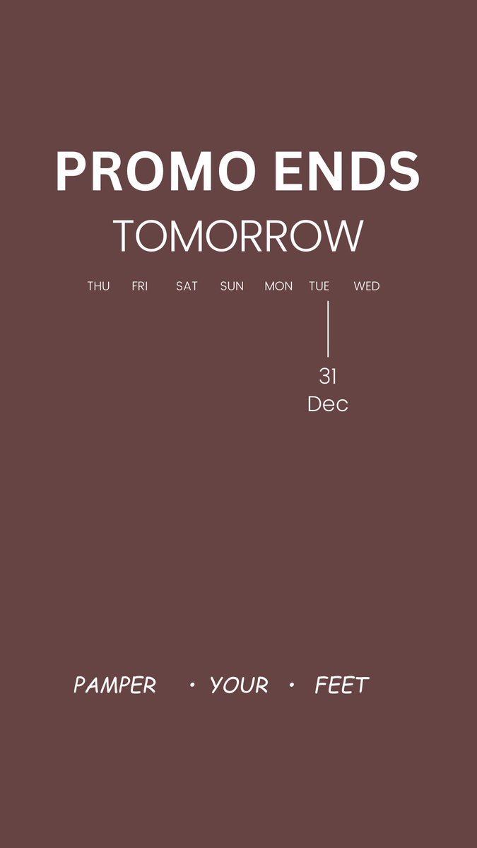 nemiemma's tweet image. “⏳ The countdown is on! Our Pamper Your Feet Promo ends tomorrow! Don’t miss your chance to grab a pair for just 85 cedis. 🛒 Secure your orders now before it’s too late! #LastCall #PYF👣🎉👣🎉