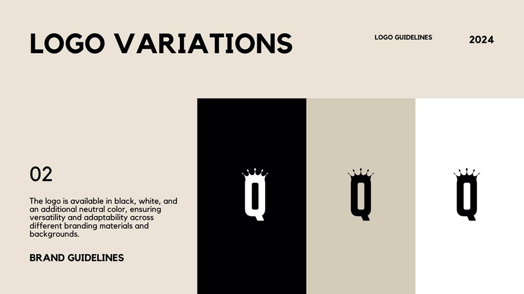MasGraphix's tweet photo. Day 10 of the 10-Day Design Challenge
Wrapped up the challenge with a complete branding project for 'Queens Café.' Designed a distinctive 'Qcrown' logo and developed a cohesive brand identity, including logo variations, a logo system, and color guidelines. What a creative journey https://t.co/Oj1P8SwRFp