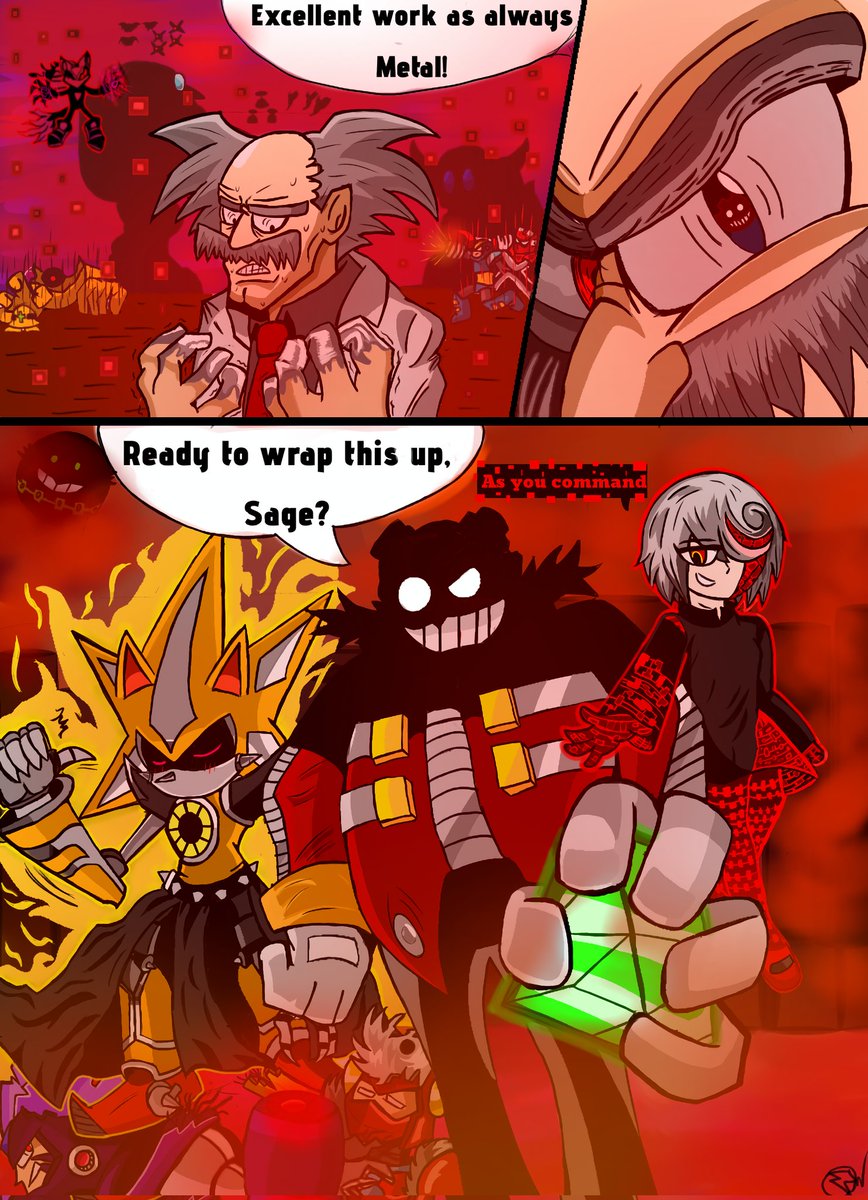 Maybe in an alternate universe...
#DEATHBATTLE #Sonic #eggman #MetalSonic #Megaman #fanart #Sage
