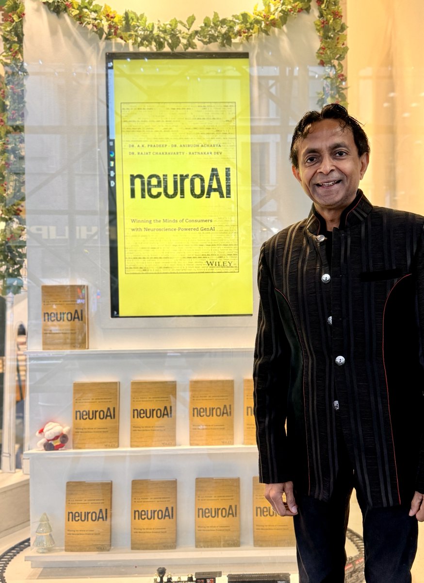 Sensori.Ai (@sensori_ai) on Twitter photo Signed copies of neuroAI? Get them while you can at @BNFifthAvenue! ALMOST SOLD OUT. <a href="/akpradeep/">Dr. A. K. Pradeep</a> Signed copies of neuroAI? Get them while you can at @BNFifthAvenue! ALMOST SOLD OUT. <a href="/akpradeep/">Dr. A. K. Pradeep</a>