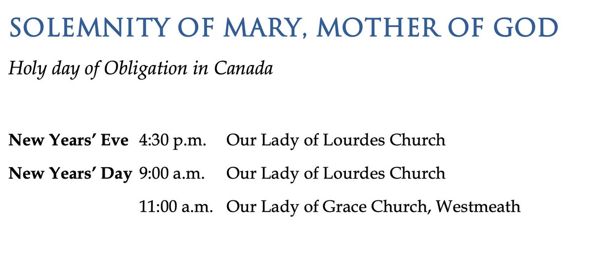 Our Lady of Lourdes/La Passe/Westmeath Parishes (@lourdespembroke) on Twitter photo 