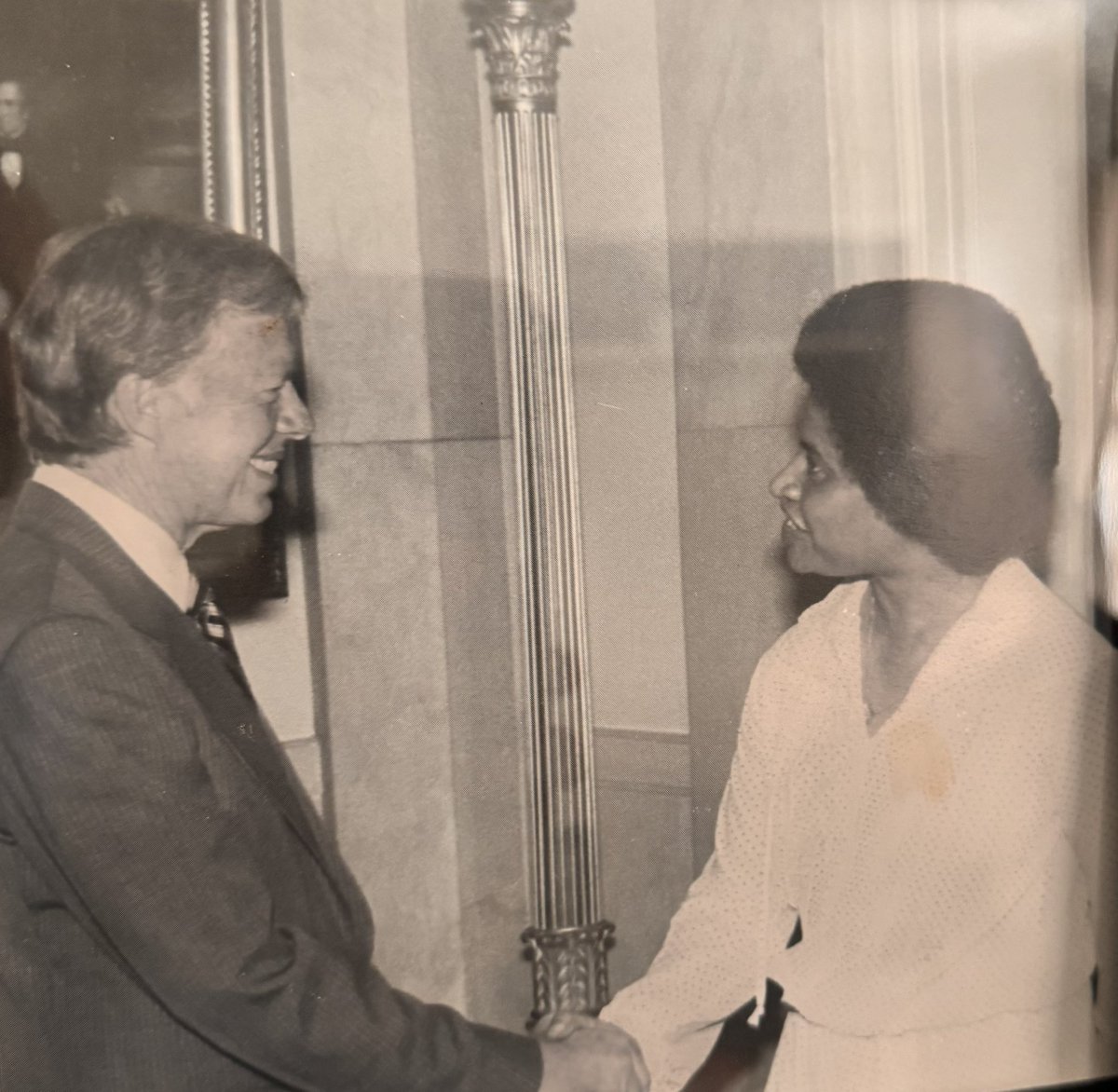 Ms. Doris Crenshaw, former Director of Minority Affairs for the White House Conference on Small Business, honors President Jimmy Carter’s legacy in a WSFA interview airing today at 4, 5, 6, &amp; 10 PM. A tribute to a visionary leader. #JimmyCarter #DorisCrenshaw #WSFA