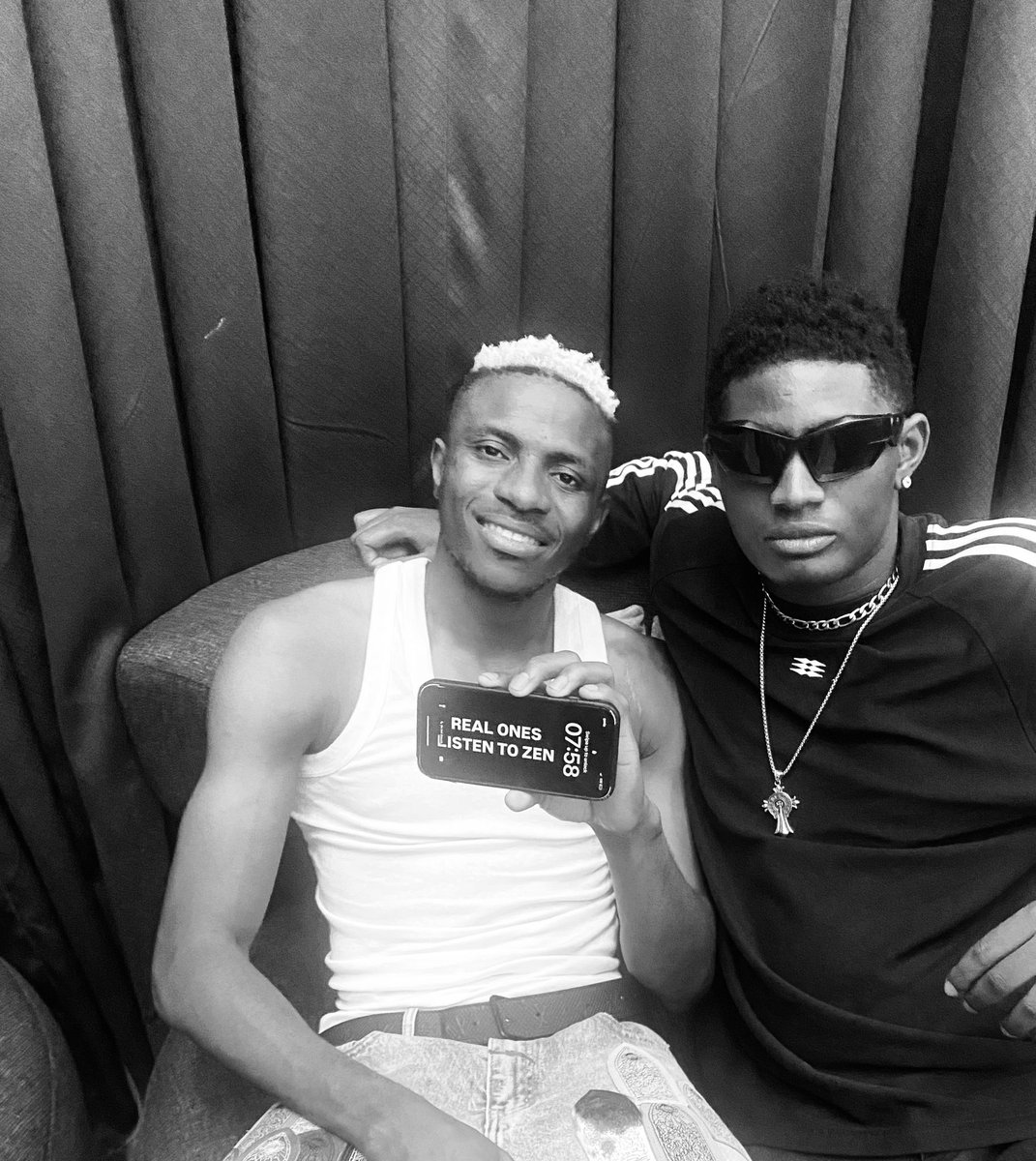 i got the best striker <a href="/victorosimhen9/">Victor Osimhen</a> in Africa's cosign! chat to me nice