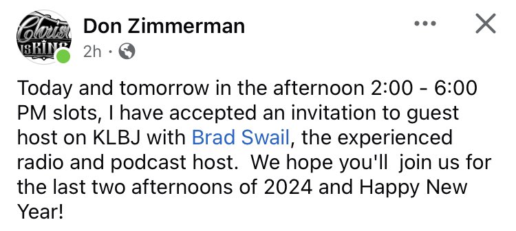 Tune in to <a href="/NewsRadioKLBJ/">News Radio KLBJ</a> now!