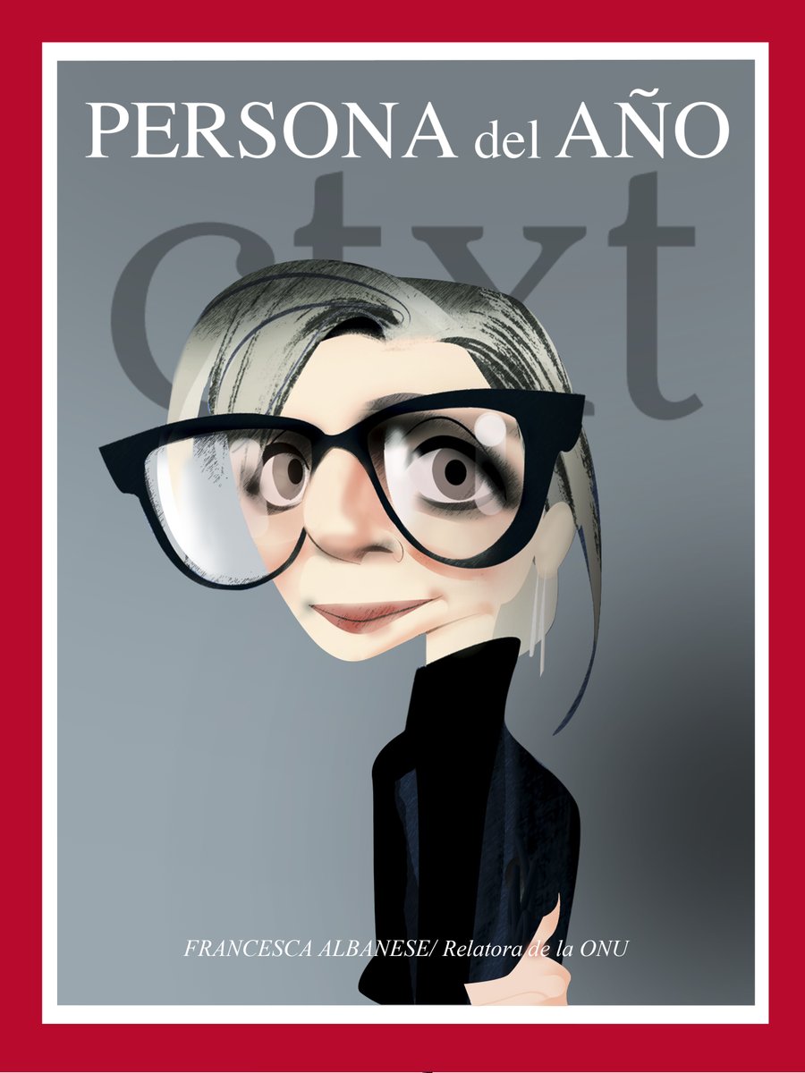 Contexto y Acción (@ctxt_es) on Twitter photo Dear <a href="/FranceskAlbs/">Francesca Albanese, UN Special Rapporteur oPt</a>, we are happy to announce that CTXT.es has appointed you as Person of the Year 2024 for your amazing, honest and passionate defense of the Palestinian rights and dignity.
Here is our editorial, hope you can come to Madrid to receive the award! Dear <a href="/FranceskAlbs/">Francesca Albanese, UN Special Rapporteur oPt</a>, we are happy to announce that CTXT.es has appointed you as Person of the Year 2024 for your amazing, honest and passionate defense of the Palestinian rights and dignity.
Here is our editorial, hope you can come to Madrid to receive the award!