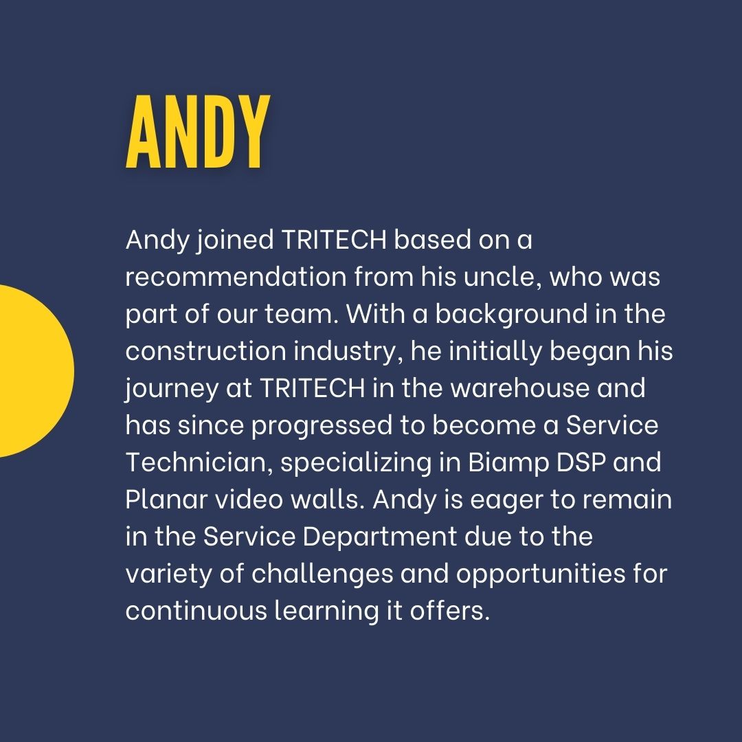 TRITECHComm's tweet image. As the year draws to a close, we would like to take a moment to highlight a few more of our Rising Stars at TRITECH! Take a look as we introduce you to these outstanding employees. #tritech #tritechcommunications #tritechcomm #employeeappreciation #toptalent #risingstars