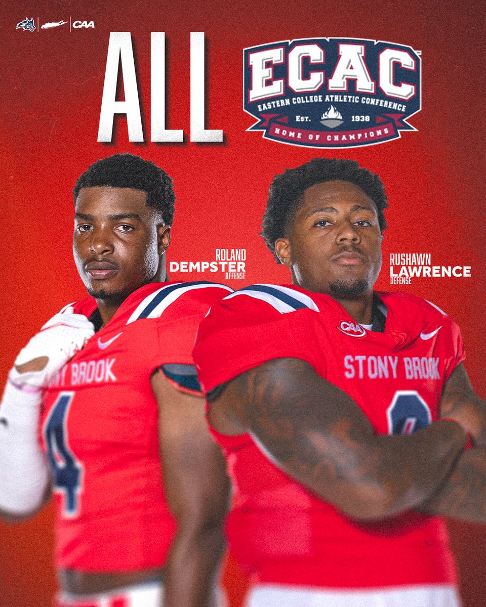 All-ECAC Honors 🥇

📰 → bit.ly/4a0RzwQ

🌊🐺 x #As1 x <a href="/RolandDempster4/">Roland Dempster</a> x <a href="/9Shawn_/">Rushawn Lawrence</a>