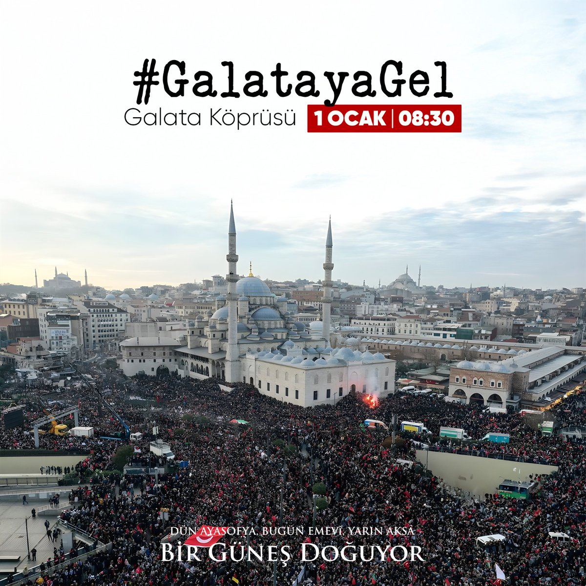 isdamtr's tweet photo. Bir adım, mazlumların geleceğini değiştirir! 

1 Ocak’ta Filistin için yürüyor, İnsanlık İttifakı'nı başlatıyoruz!  
🗓️ Tarih: 1 Ocak 2025 📷 Saat: 08.30 📷

#GalatayaGel https://t.co/C1C0wSaWgb