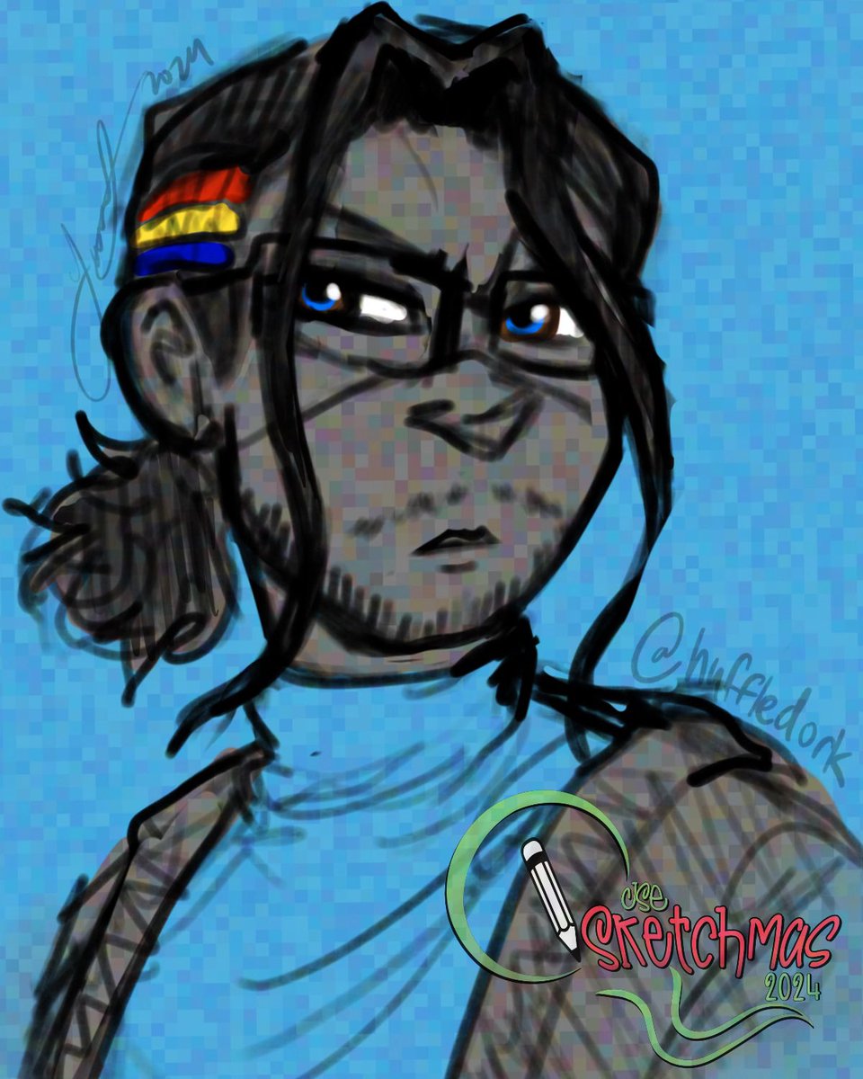 huffle_dork's tweet photo. I’m so behind on posting Sketchmas stuff so imma make a thread HGHBJ 
Thank you @andaboop1 @ainara_trindel and @azaza_ftw for donating!! https://t.co/iashS8dGV4