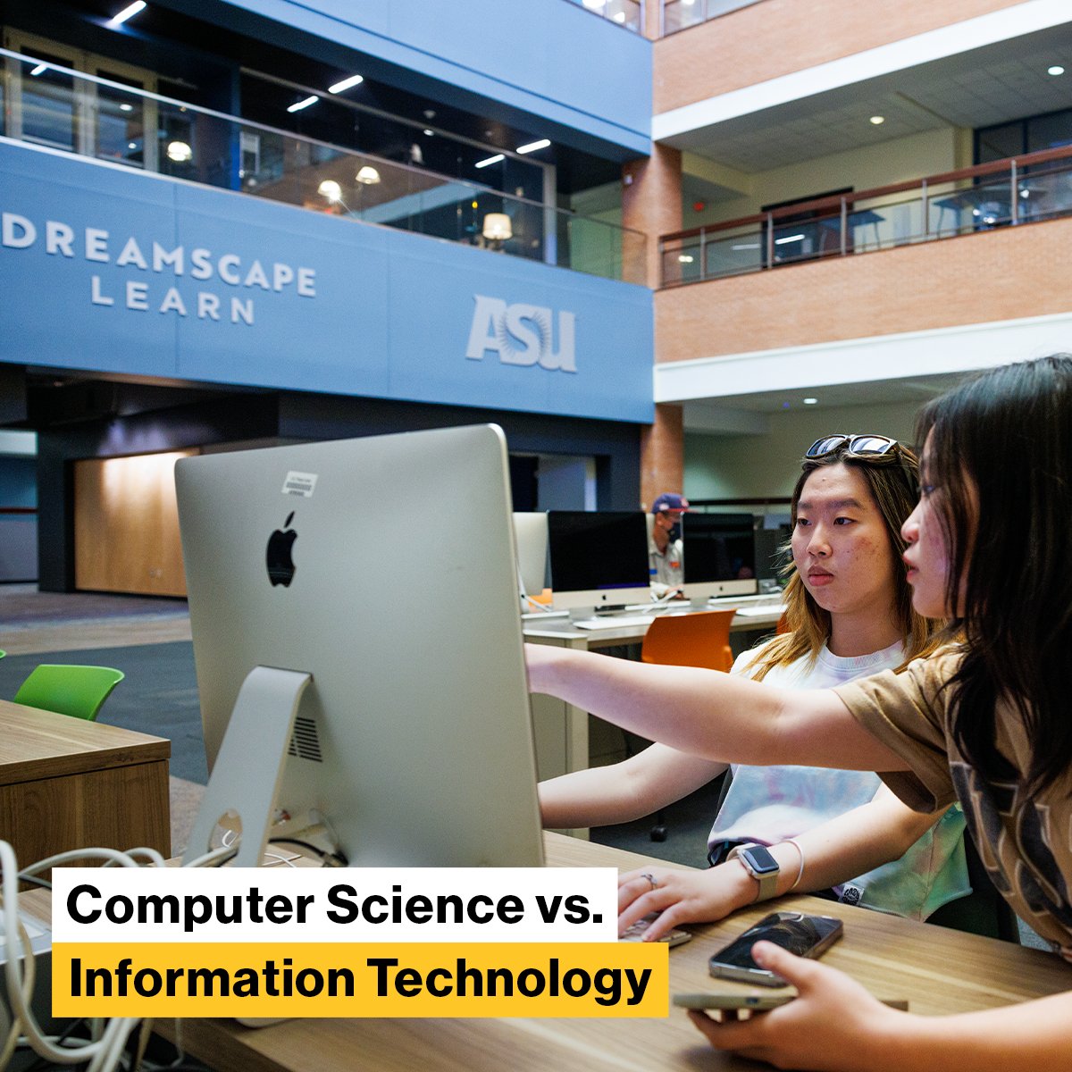 asuonline's tweet image. Combining theoretical knowledge with practical skills, both degrees cover programming languages while incorporating hands-on experience.
So, what's the real difference between #ComputerProgramming and #InformationTechnology? Let's find out. 🖥️
brnw.ch/21wPIiM