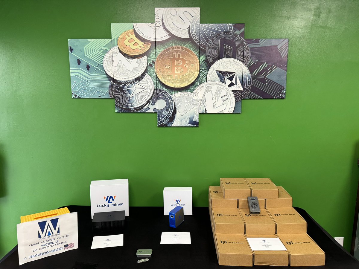 wupaccess's tweet image. 🚨 New Inventory Alert! 🚨

Fresh from Lucky Miner: the LV-08 Bitcoin Solo Miner, plus the LV-03, LV-06, and LV-07!

💰 Solo Mining = Big Rewards (with a little luck!)

📸 See the photos &amp;amp; DM us to reserve yours now—these are selling fast! 🚀

🔗 wupaccess.com/ols/categories…