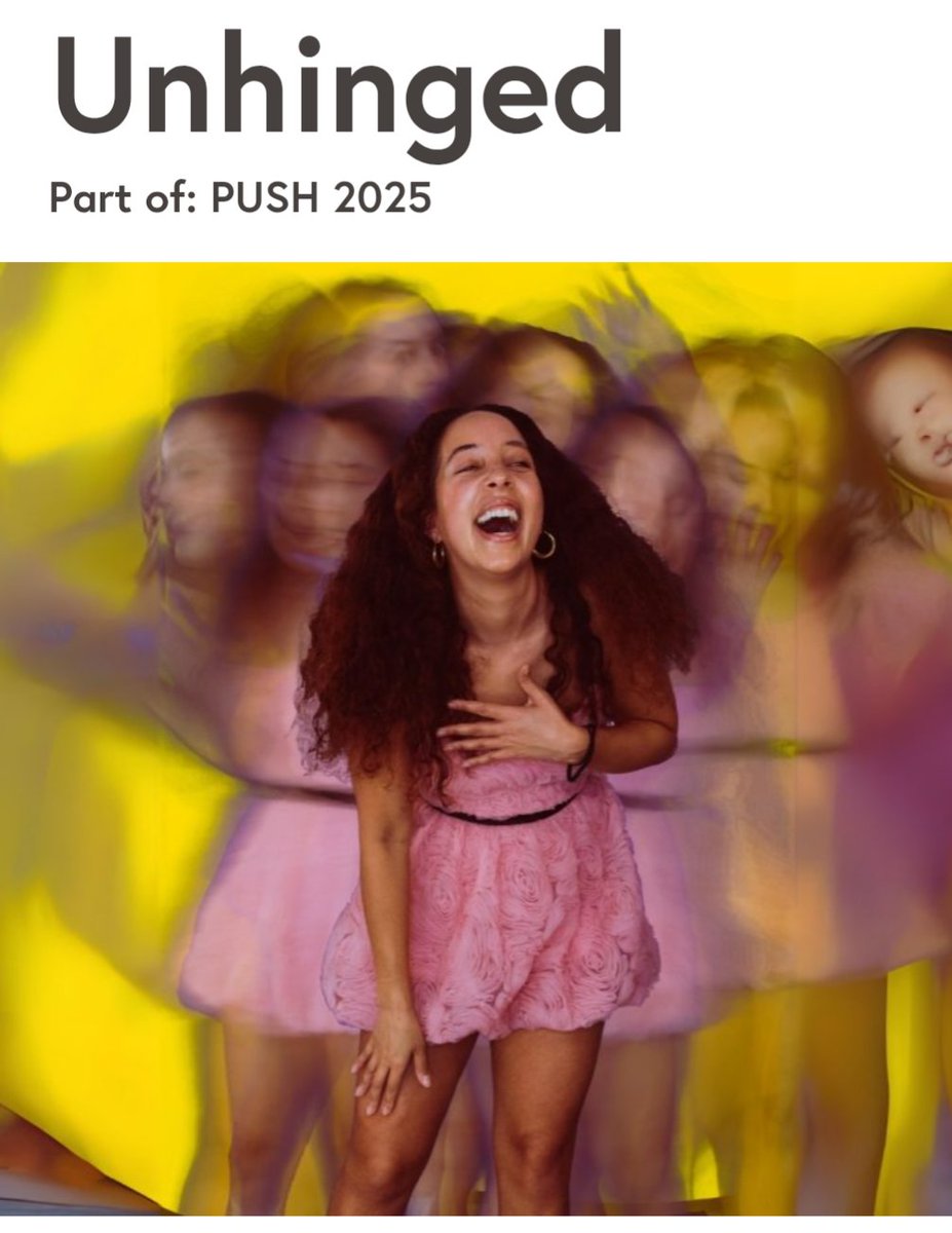 Shamelessly plugging my own show amongst this brilliant list!! Unhinged <a href="/HOME_mcr/">HOME</a> homemcr.org/production/unh… 30/01/24 &amp; 31/01/24 
A searing exploration of race and gender in an increasingly fractured city, UNHINGED begs the question: can your version of the past really be trusted?