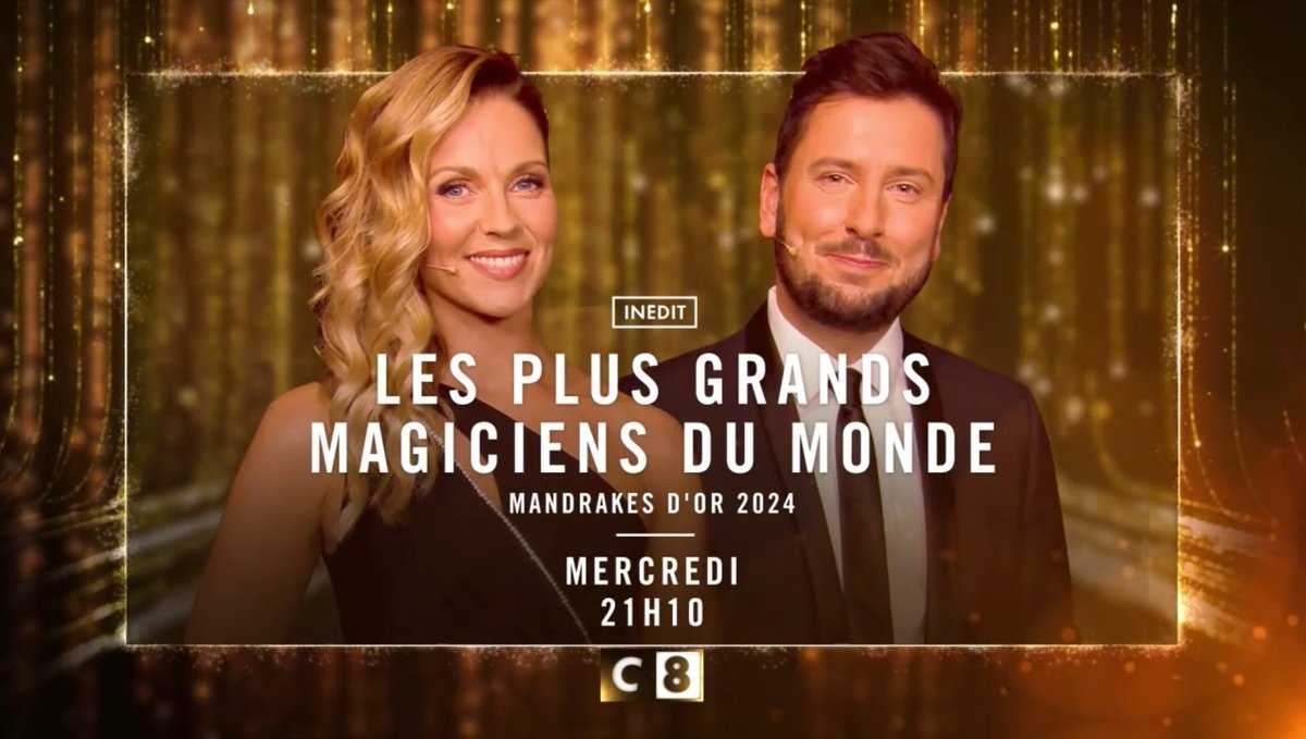 Soldat des Médias (@soldatdesmedias) on Twitter photo Mercredi à 21h10 sur <a href="/C8TV/">C8</a>, inédit, la 35e édition des #MandrakesDOr, présentée par <a href="/chachaBERMOND/">Charlotte Bermond</a> et <a href="/MaximeGueny/">Maxime Guény</a>. Mercredi à 21h10 sur <a href="/C8TV/">C8</a>, inédit, la 35e édition des #MandrakesDOr, présentée par <a href="/chachaBERMOND/">Charlotte Bermond</a> et <a href="/MaximeGueny/">Maxime Guény</a>.